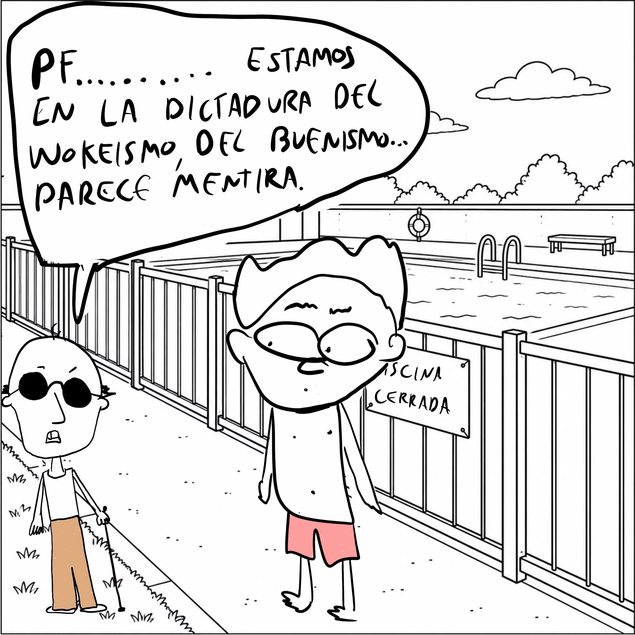 piscina cerrada